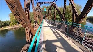 EUC at Kent Trails Grand River bridge and Trestle Trail bridge