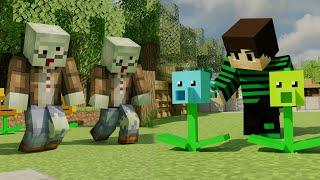 Plants vs Zombies Trap - Minecraft Animation