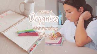 PLAN WITH ME: NURSING SCHOOL PLANNER!