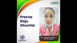 How RPG Foundation's Swayam Health helped transformed my life - Prerna