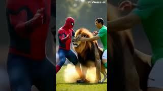 Spiderman fight with sher