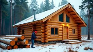 I Built a Log Cabin in The Woods in 300 Days With No Experience