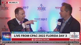 Charles W. Herbster Candidate for Nebraska Governor Interview with RSBN's Brian Glenn at CPAC 2022