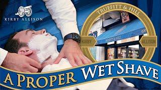 ASMR | A Proper Wet Shave at Truefitt & Hill