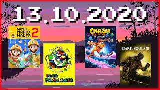 Stream VOD vom 13.10.2020 - SMM2, Crash Bandicoot 4, SMW Hacks und Dark Souls 3