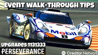 Perseverance Event Tips • Porsche 911 GT1-98 • Real Racing 3