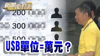 《謝國樑「200」大白話？反證柯文哲USB隨身碟單位？》【2024.10.20『新聞面對面』週末精選】