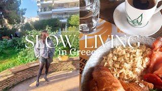 Slow LIving in Athens | Skincare, Minimal Outfits & Brunch Date Helen Tsokana