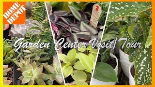 HOME DEPOT Garden Center Visit/Tour | Big Box Indoor Houseplants Shopping March 2021