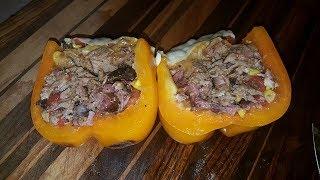 Smoked Brisket Stuffed Peppers/ Pepper Challenge