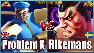 Street Fighter 6  Problem X (M Bison)  Vs  Rikemansbarnet (E-Honda)Top Ranked MatchFightingGame