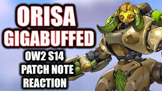 ORISA GIGABUFFED! WHAT?! | OVERWATCH 2 SEASON 14 PATCH NOTES REACTION |