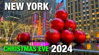 New York City LIVE Manhattan Christmas Eve 2024 (December 24, 2024)