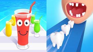 Juice Run VS Smile Rush - All Levels Gameplay Android iOS Ep 1