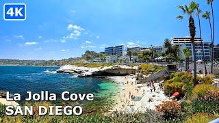 [4K] La Jolla Cove - San Diego, California | Virtual Walking Tour