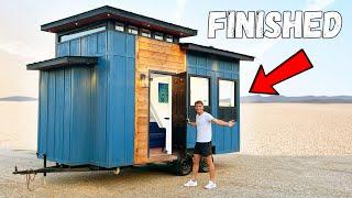 I built a LUXURY tiny house!