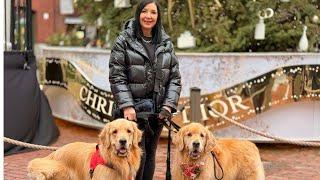 Sterling And Colin Go To The Christmas Market in Toronto.