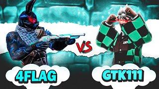 4FLAG Vs ​ GTK GAMING ️ | HANDCAM Fight of Nepali Fastest Players️