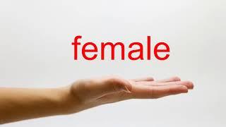 How to Pronounce female - American English