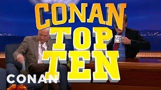 Steve Martin Does Conan's Famous "Top Ten" List | CONAN on TBS