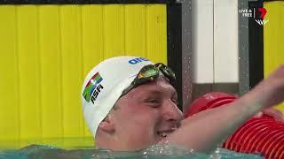 Gold Medal Men's Swimming 100M Backstroke Final | Commonwealth Games 2022 | Birmingham | Highlights