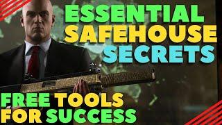 Hitman Freelancer: ESSENTIAL Safehouse Tricks! Free Items and Weapons Guide #hitman #freelancer