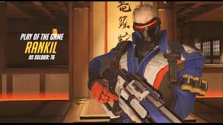 Overwatch - Play of the Game - Soldier: 76 and Zarya Ultimate Combo