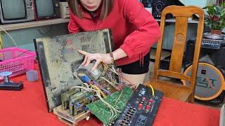 Repairing CaliHVT PRO-305A amplifier with damaged signal amplifier IC / Hải daily life