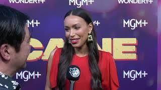 Ilfenesh Hadera Carpet Interview at Hotel Cocaine Premiere