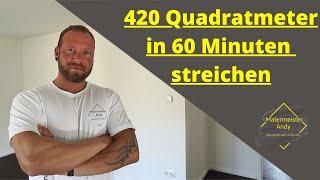 420qm in 60 min streichen