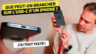 Avec l'USB-C, un iPhone peut remplacer un Mac ou un PC ?! J'ai tout branché pour tester !