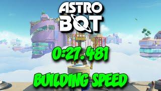 Astro Bot: Building Speed In 0:27.481 (Former World Record)