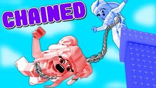 CHAINED 2 PLAYER Obby With My SISTER! (Roblox)