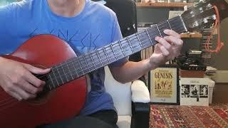 Genesis in Classical Guitar - Carpet Crawlers (with Peter Gabriel vocal)