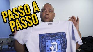 COMO ESTAMPAR CAMISETAS PASSO A PASSO EM 2022 EM DTF