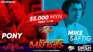 BarFights DBFZ MM5K Pony vs MikeSaftig Abril 6 2019