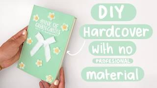 DIY Softcover to Hardcover with a canvas & no professional materia - Extra cozy DIY