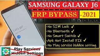 Samsung J6/J6+ Bypass Google Account Lock/Frp Unlock 2021 ANDROID 10 App Not Install // No Bluetooth