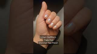 shimmer nails duo chrome #shirts #youtubeshorts #shimmernails