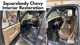 1989 Chevy Truck Rebuild #14: Squarebody Interior Restoration/Makeover!