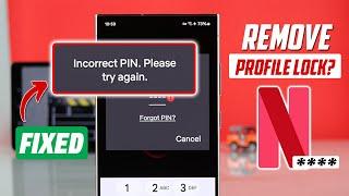 Forgot Netflix Profile Lock Pin? - How to Remove Pin!