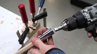 Dowel making followup (pencil sharpener method)