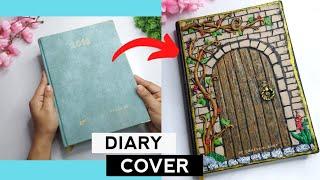 Decorate diary / notebook covers at home  | Diary decoration idea | art and craft ideas