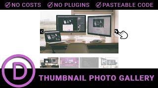 Divi Thumbnail Photo Gallery Tutorial: Easy Step-by-Step Guide with Copy & Paste Code