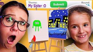 ME VS SISTER IN SPEED DRAW