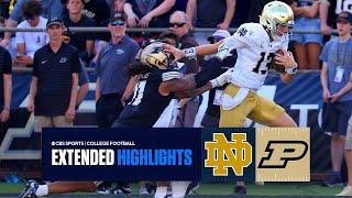 No. 18 Notre Dame at Purdue: Extended Highlights | Big Ten on CBS