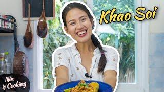 My BEST Khao Soi Recipe (ข้าวซอย) - Chiang Mai Curry Noodles Soup - Nin is Cooking