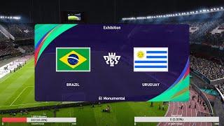 Brazil vs Uruguay | World Cup Qualifying | Pes 2021