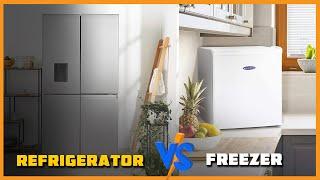 Refrigerator vs Freezer