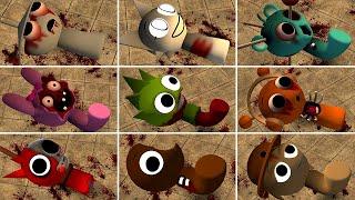 ALL SPRUNKI PHASE 2 CHARACTERS TORTURE!! (Garry's Mod)